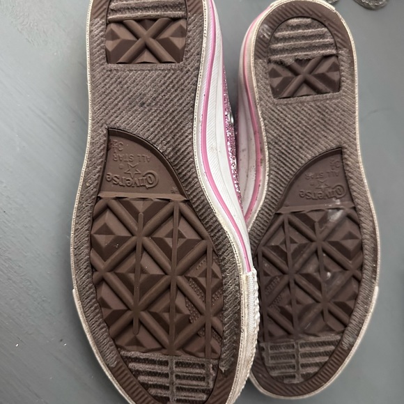 Converse ALL STARS sparkling pink size 5.5 - Picture 3 of 4